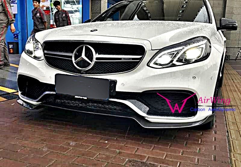 Mercedes-Benz W212 E63 Facelift- Brabus style carbon front lip 05